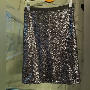 Jcrew Factory Sequin Skirt
